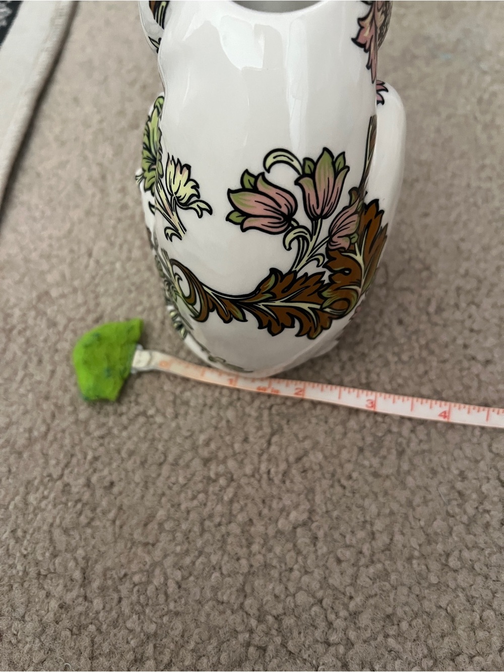 Anthropologie Floral Whippet Dog Vase - Picture 10 of 11